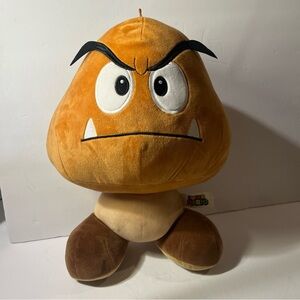 Super Mario Bros. Plush Toy Goomba Big Size 16”  GOOD STUFF Soft Large
